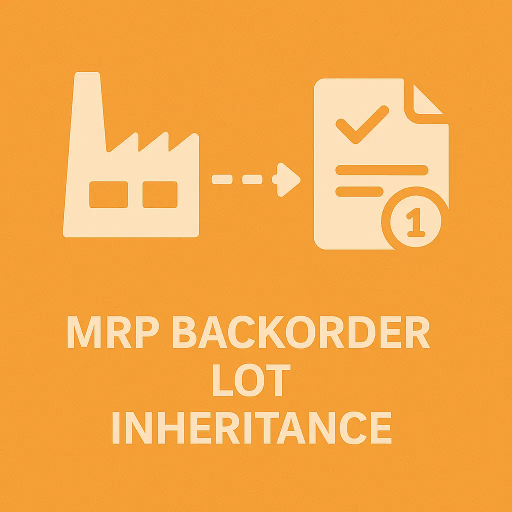 Odoo MRP Backorder Lot Inheritance