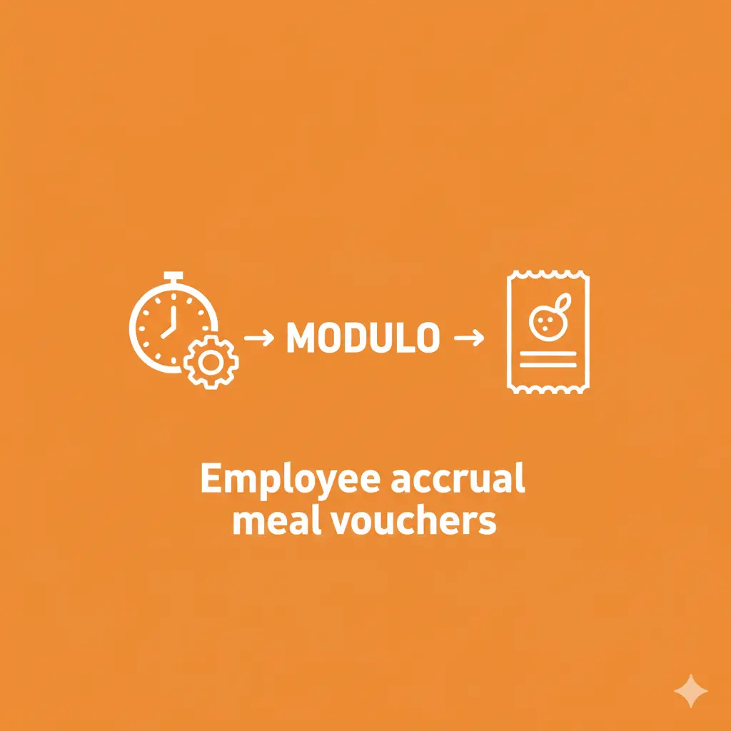 Employee accrual meal vouchers